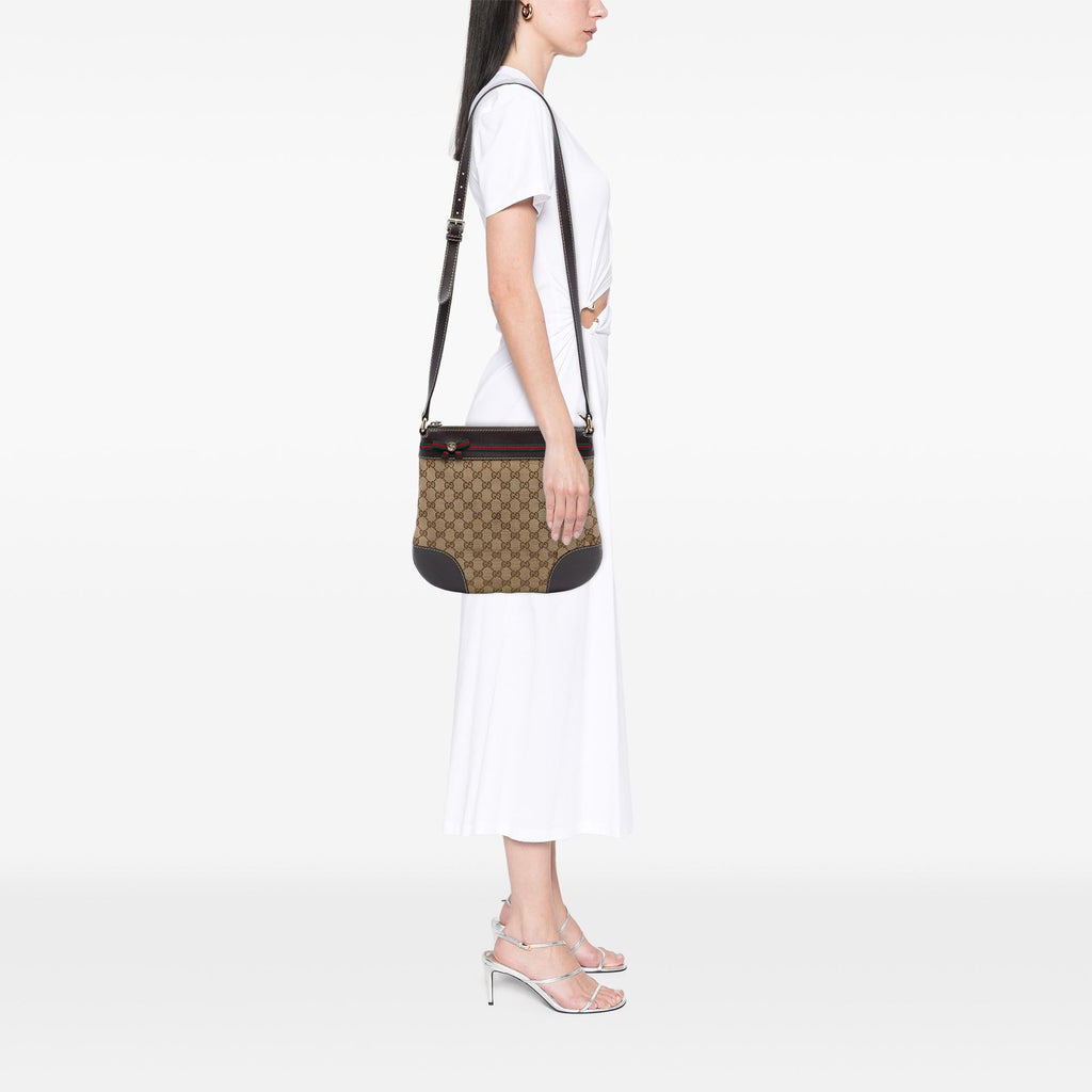 Gucci GG Canvas Web Mayfair Crossbody