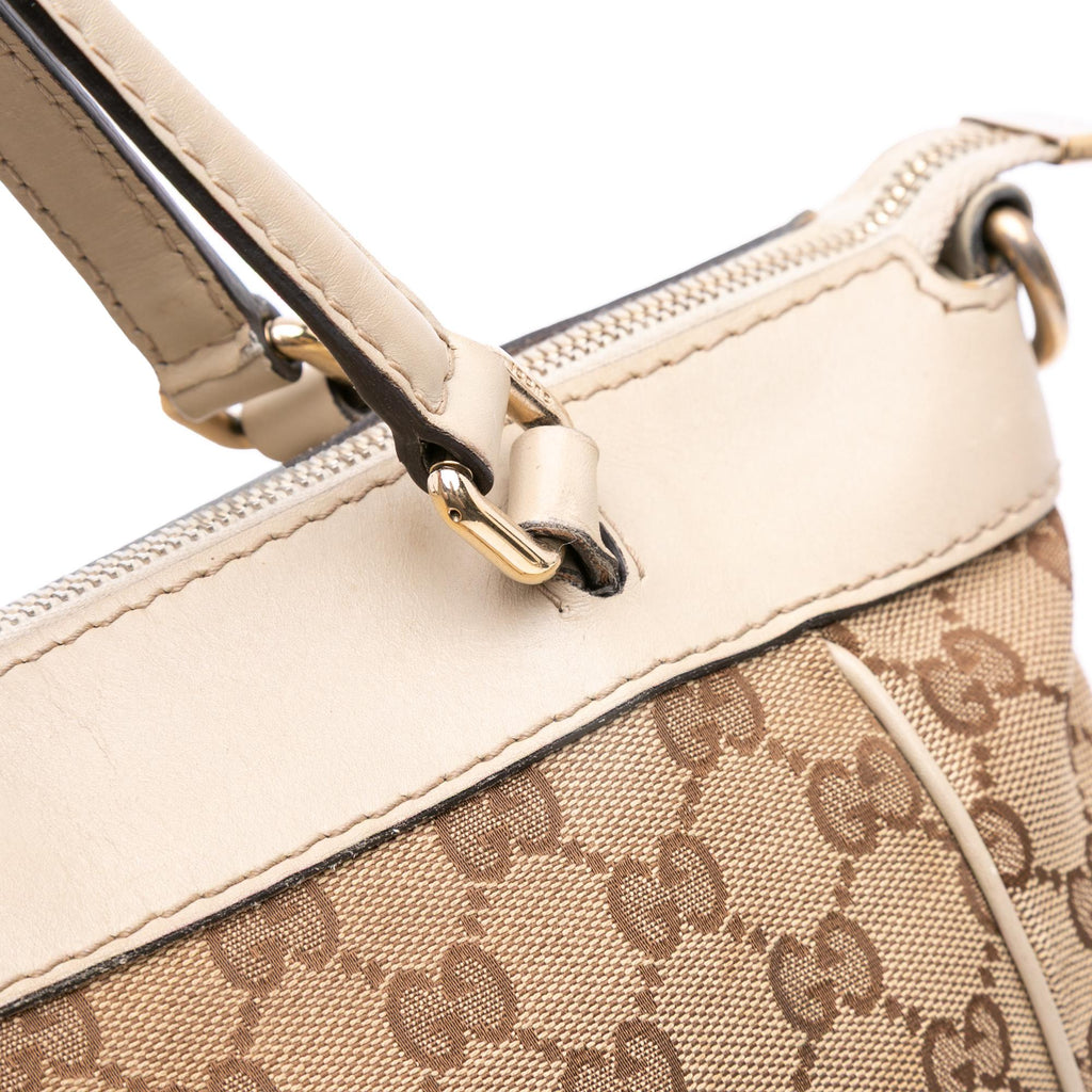 Gucci GG Canvas Web Mayfair Satchel