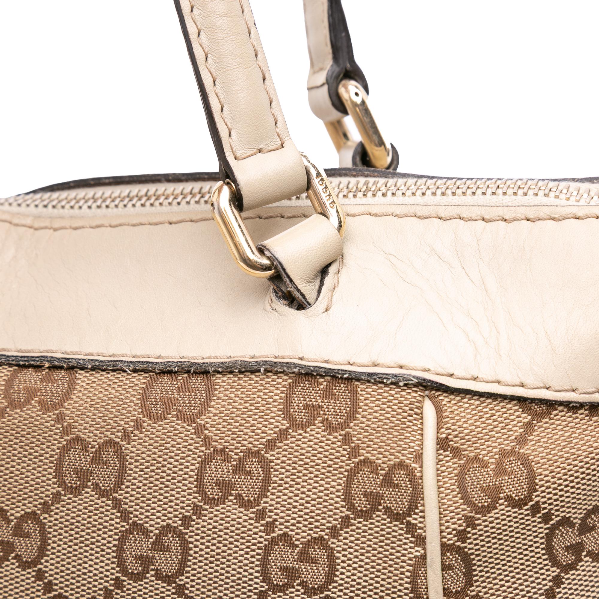 Gucci GG Canvas Web Mayfair Satchel