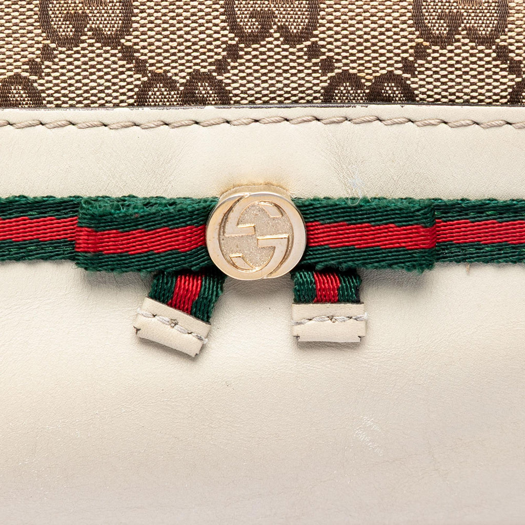 Gucci GG Canvas Web Mayfair Satchel