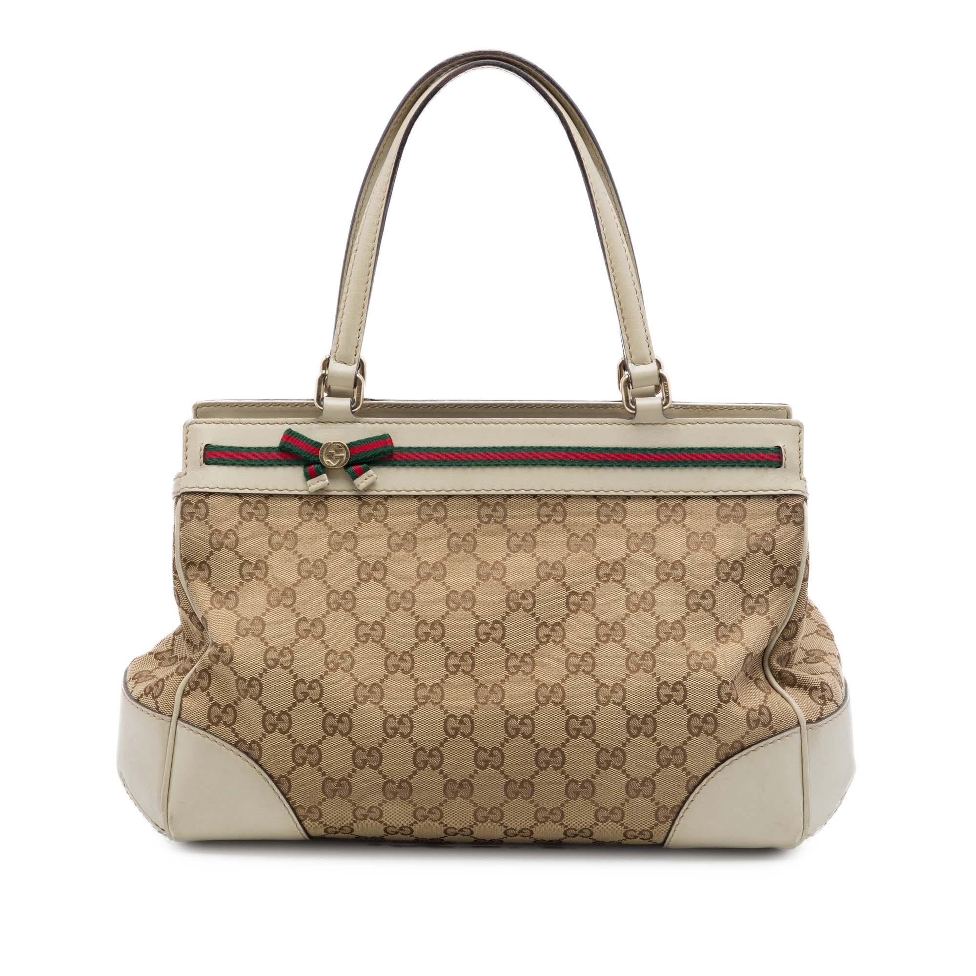 Gucci GG Canvas Web Mayfair Tote