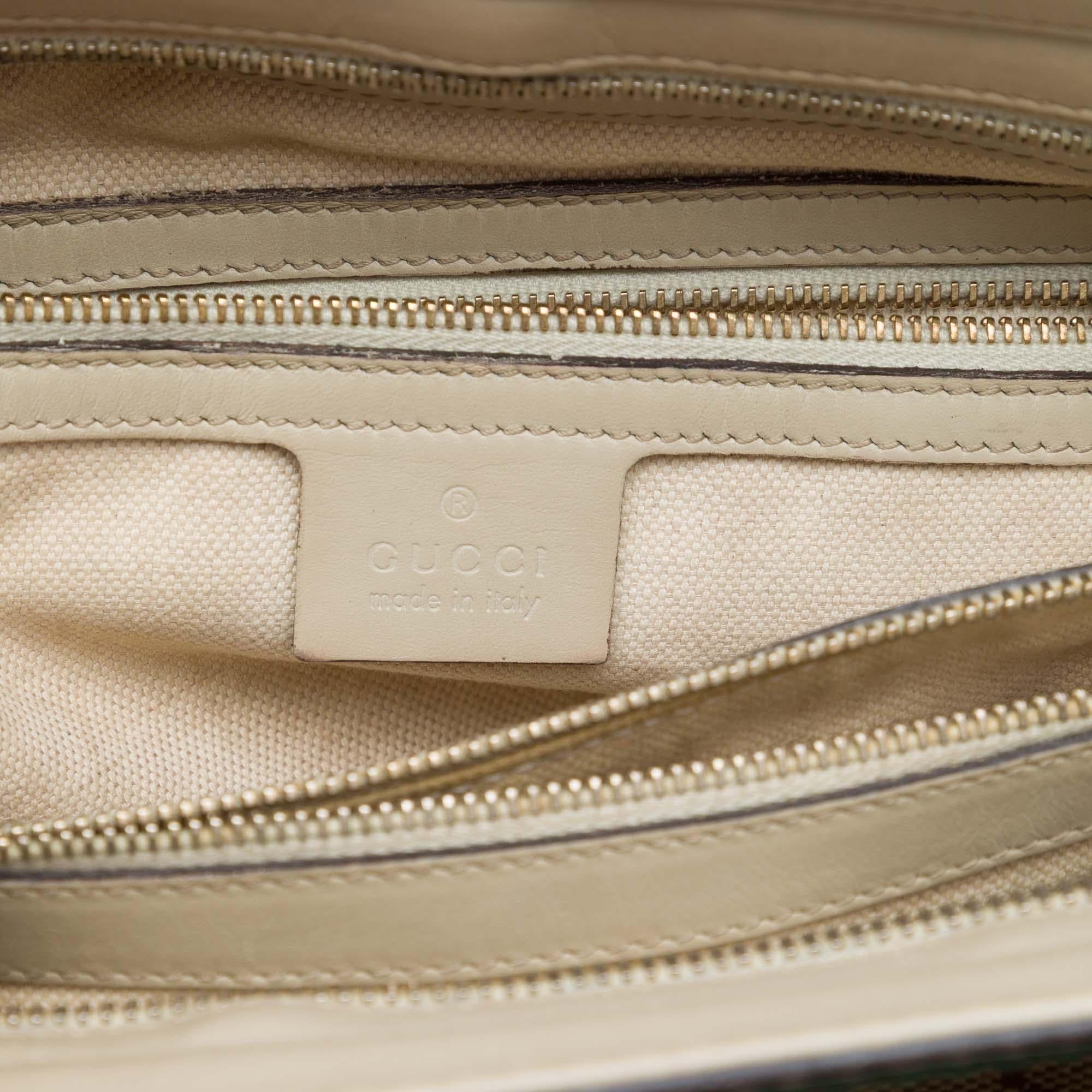 Gucci GG Canvas Web Mayfair Tote