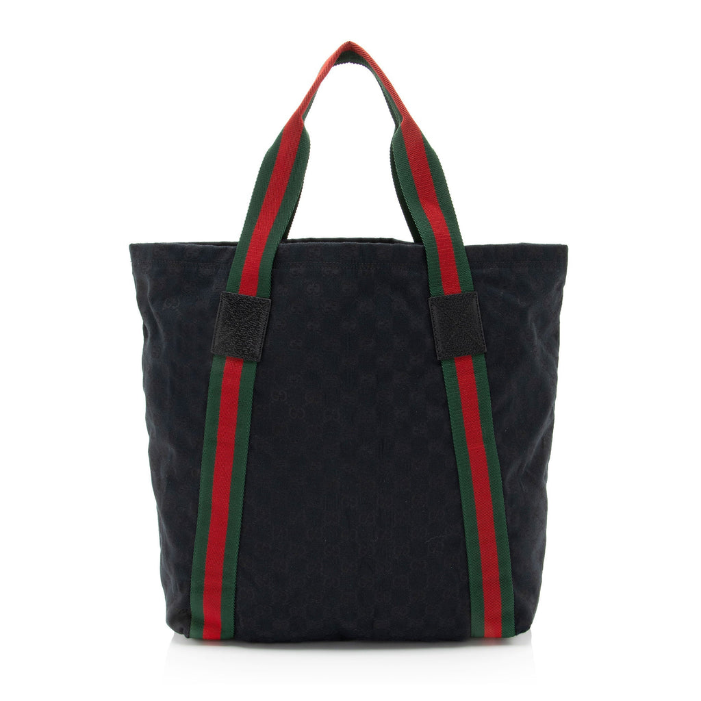 Gucci GG Canvas Web Original Tote