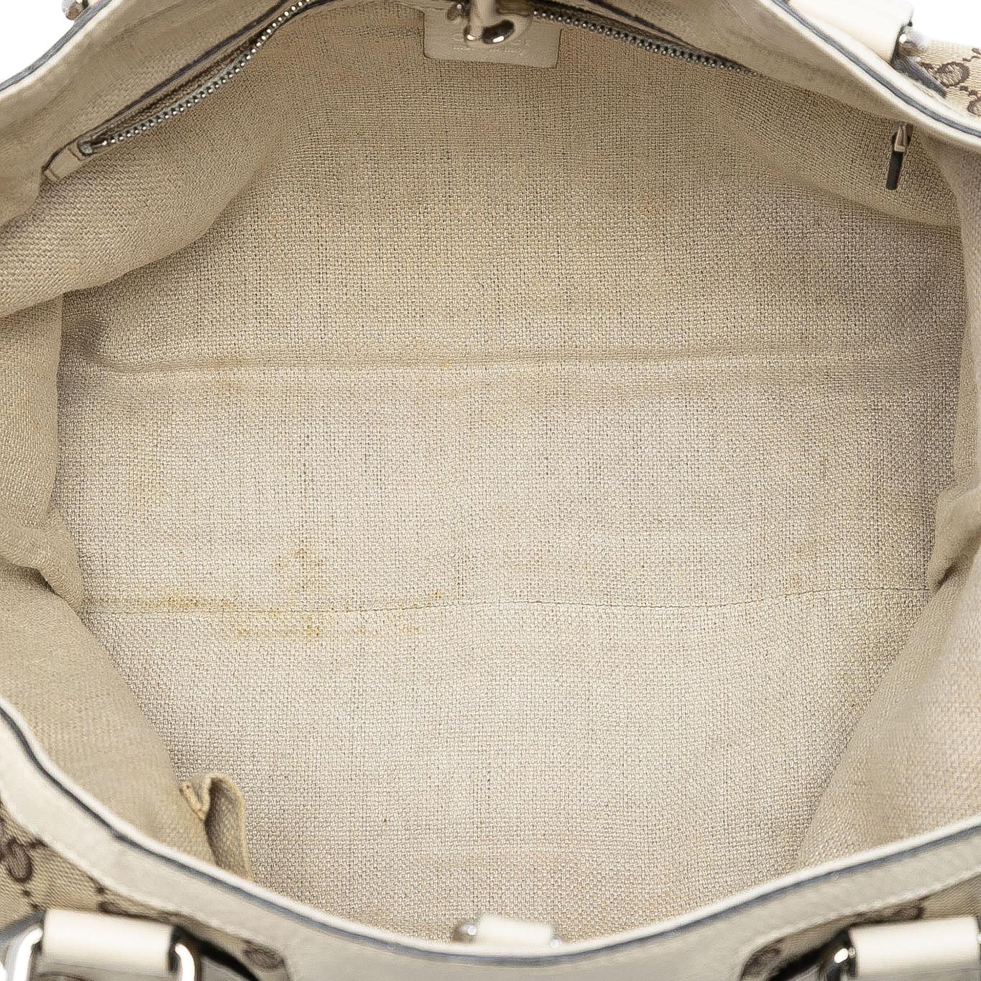 Gucci GG Canvas Web Sunset Tote