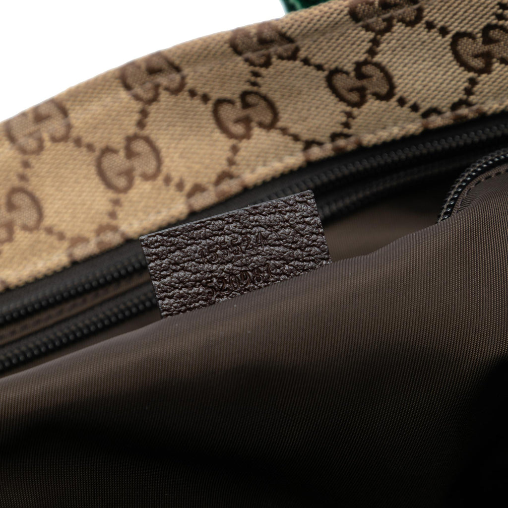 Gucci GG Canvas Web Tote