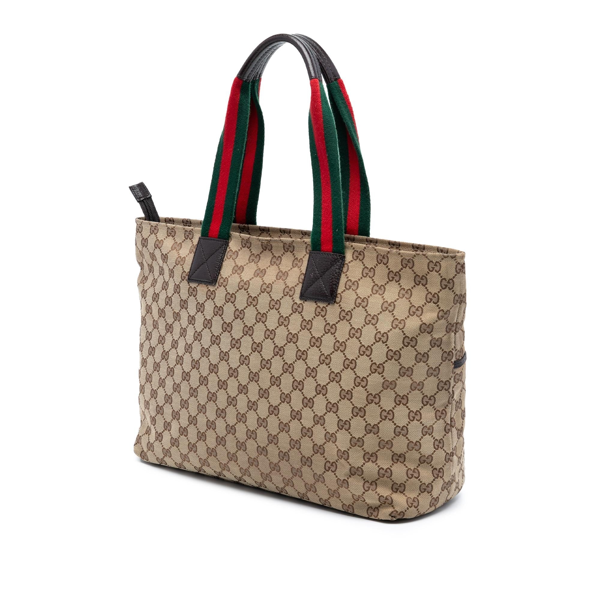 Gucci GG Canvas Web Tote