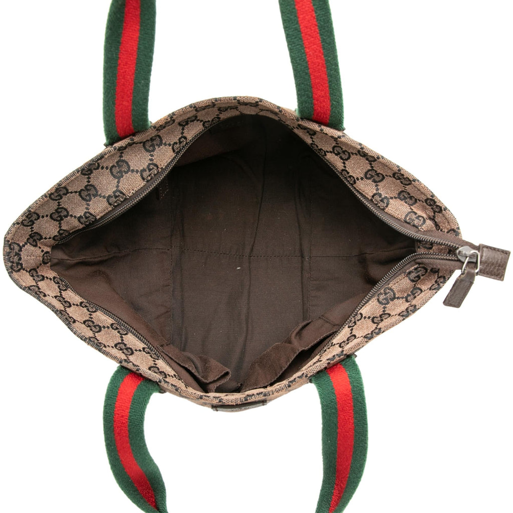 Gucci GG Canvas Web Tote