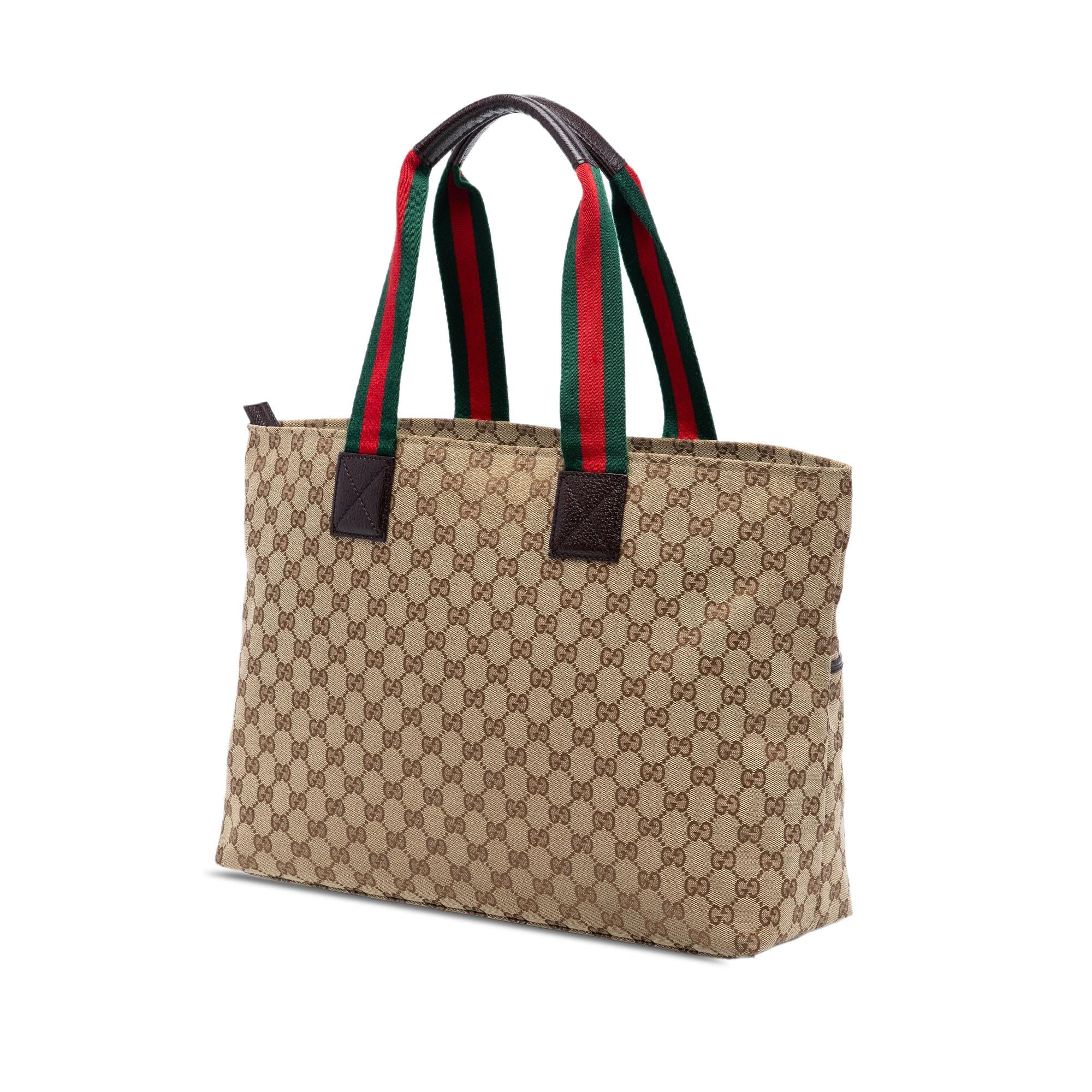 Gucci GG Canvas Web Tote