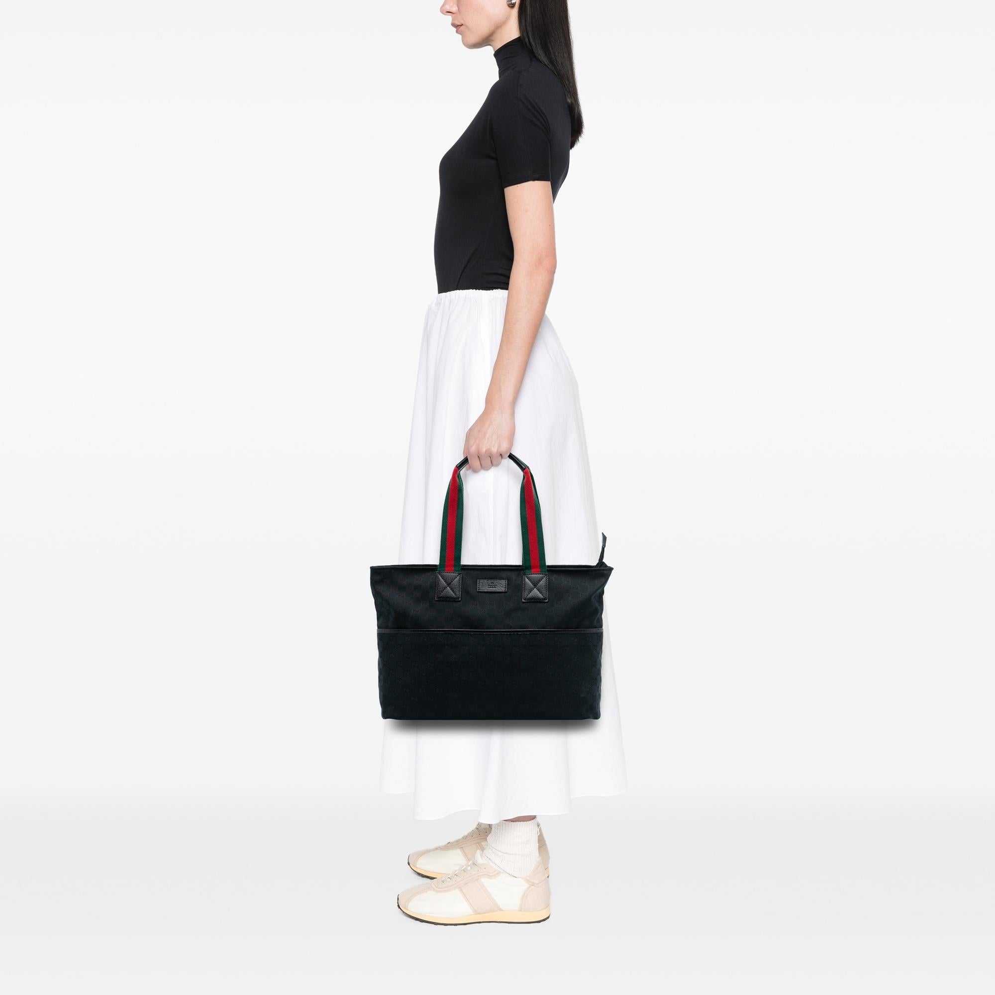 Gucci GG Canvas Web Tote