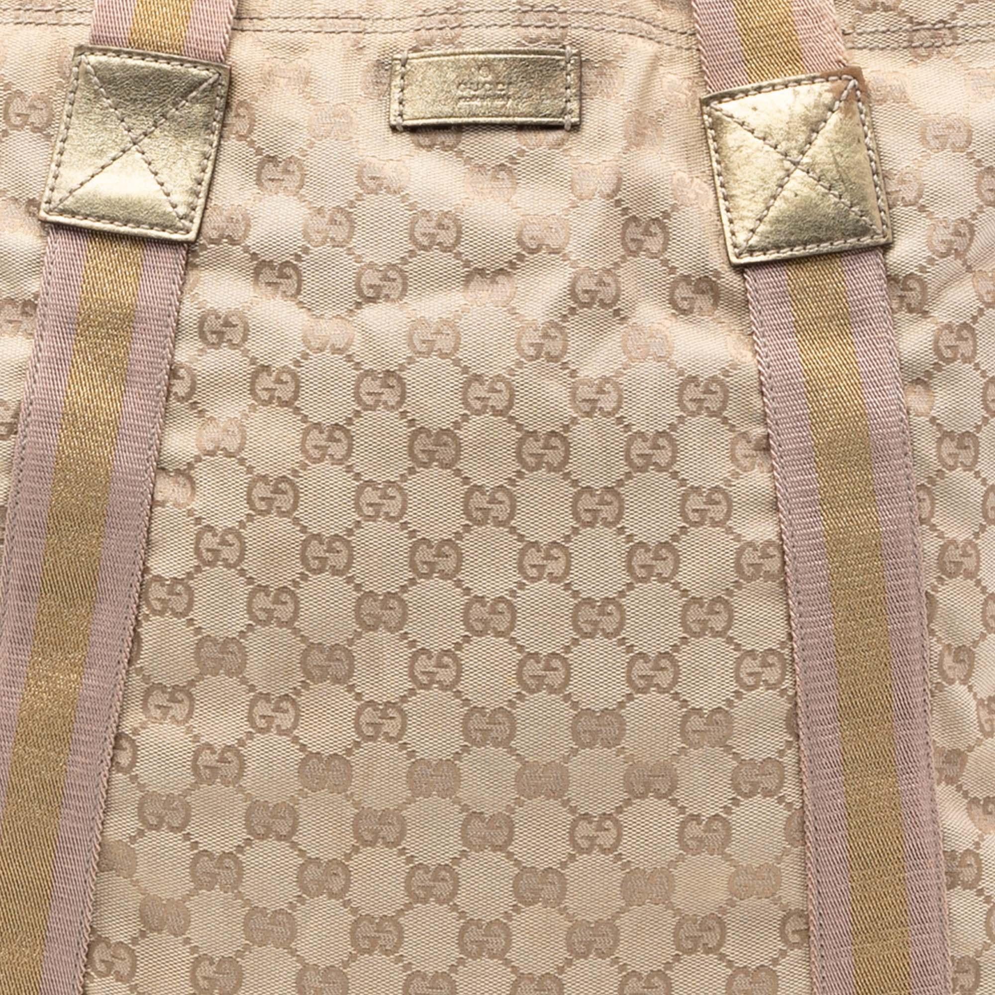 Gucci GG Canvas Web Tote