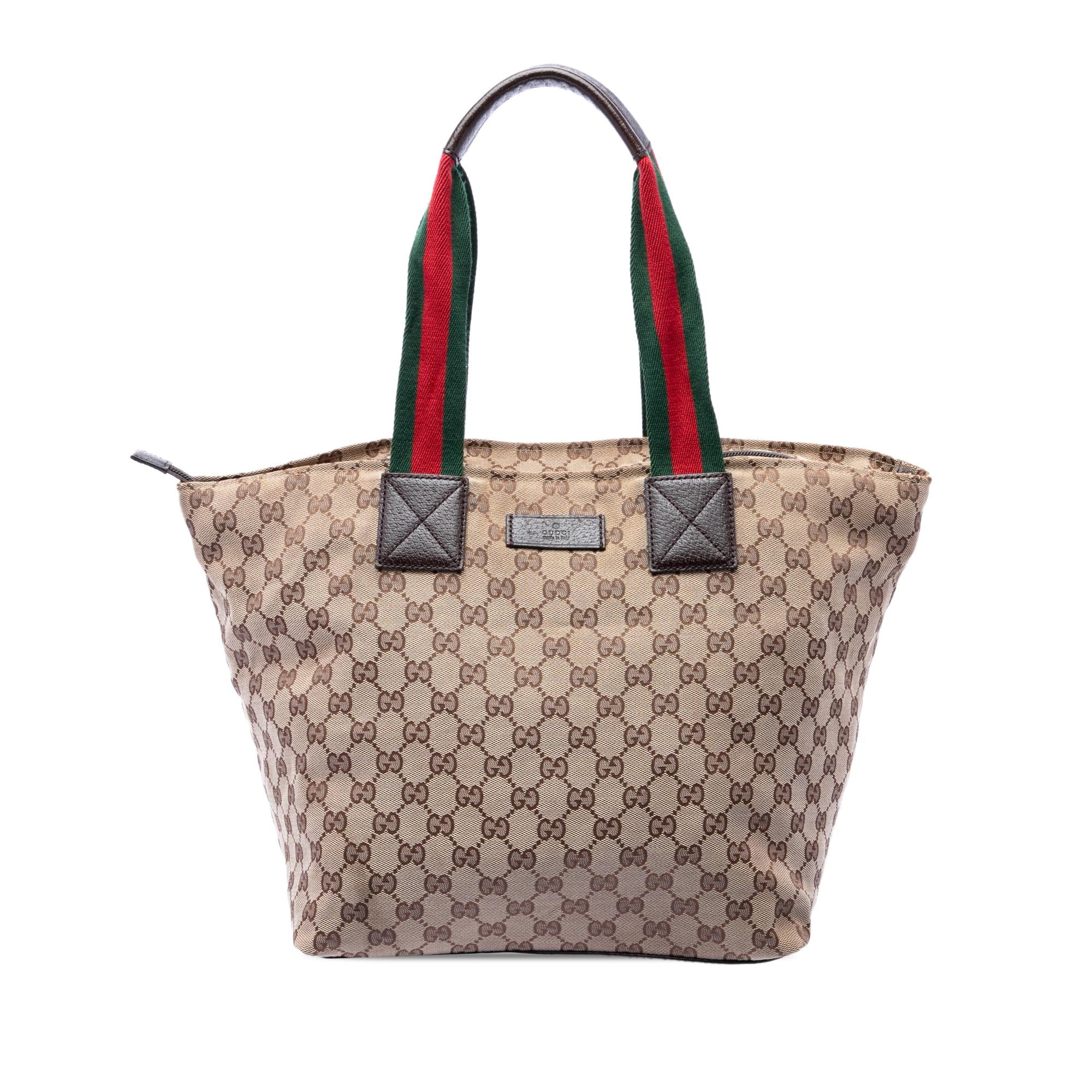 Gucci GG Canvas Web Tote