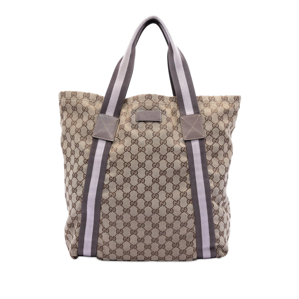 Gucci GG Canvas Web Tote
