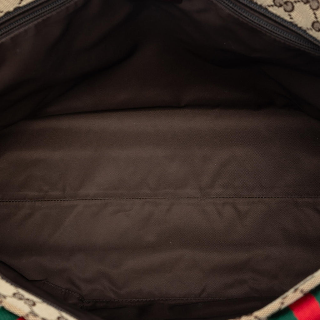 Gucci GG Canvas Web Tote