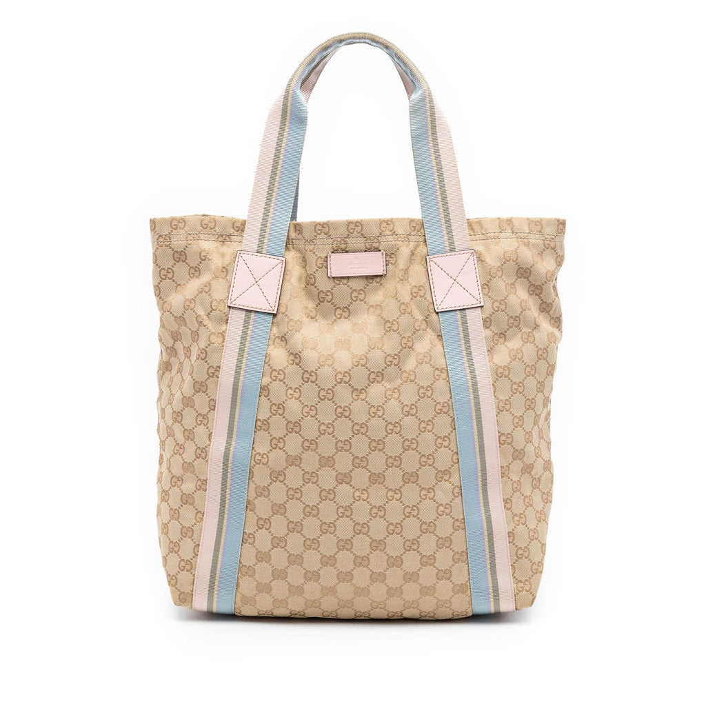 Gucci GG Canvas Web Tote