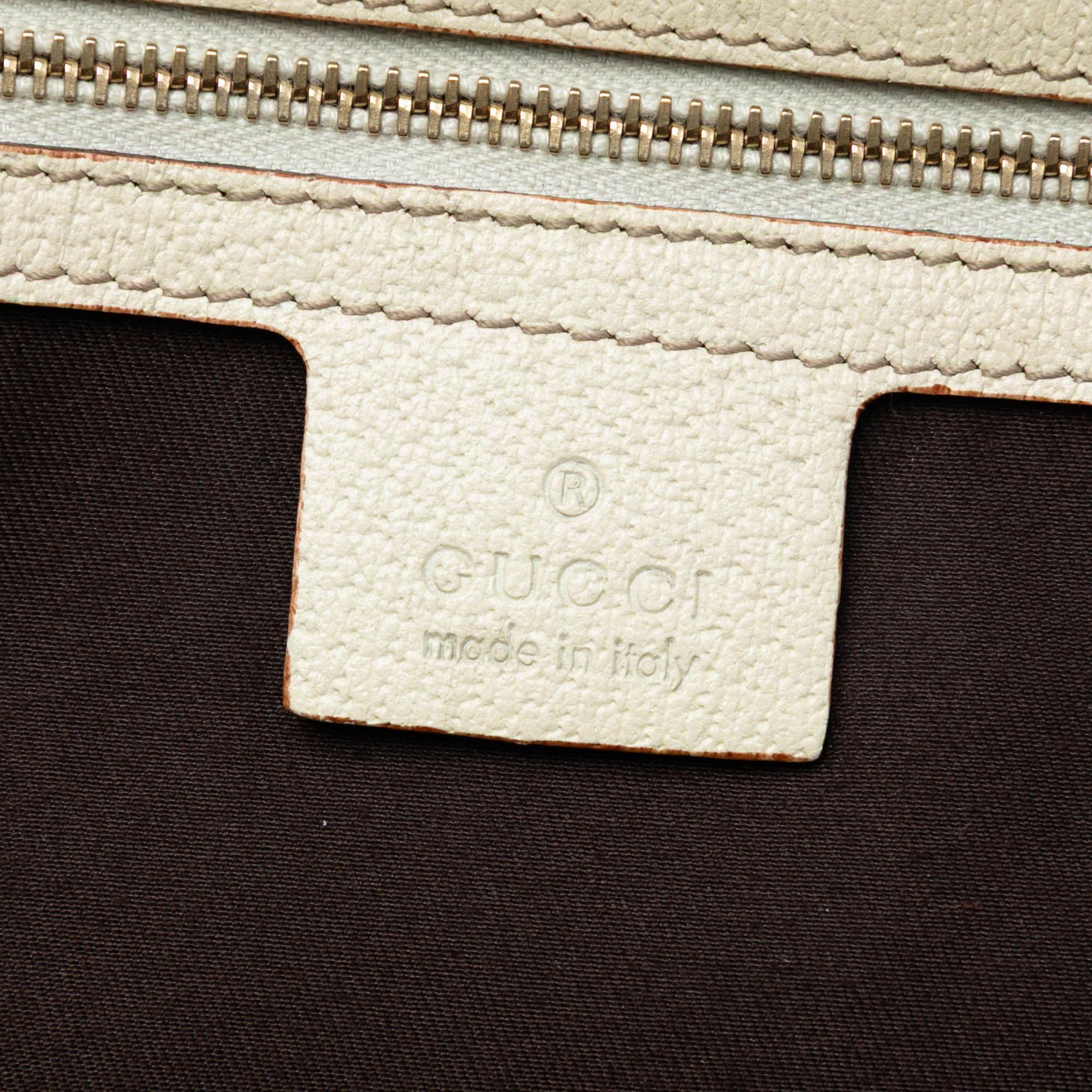 Gucci GG Canvas Web Treasure Boston Bag