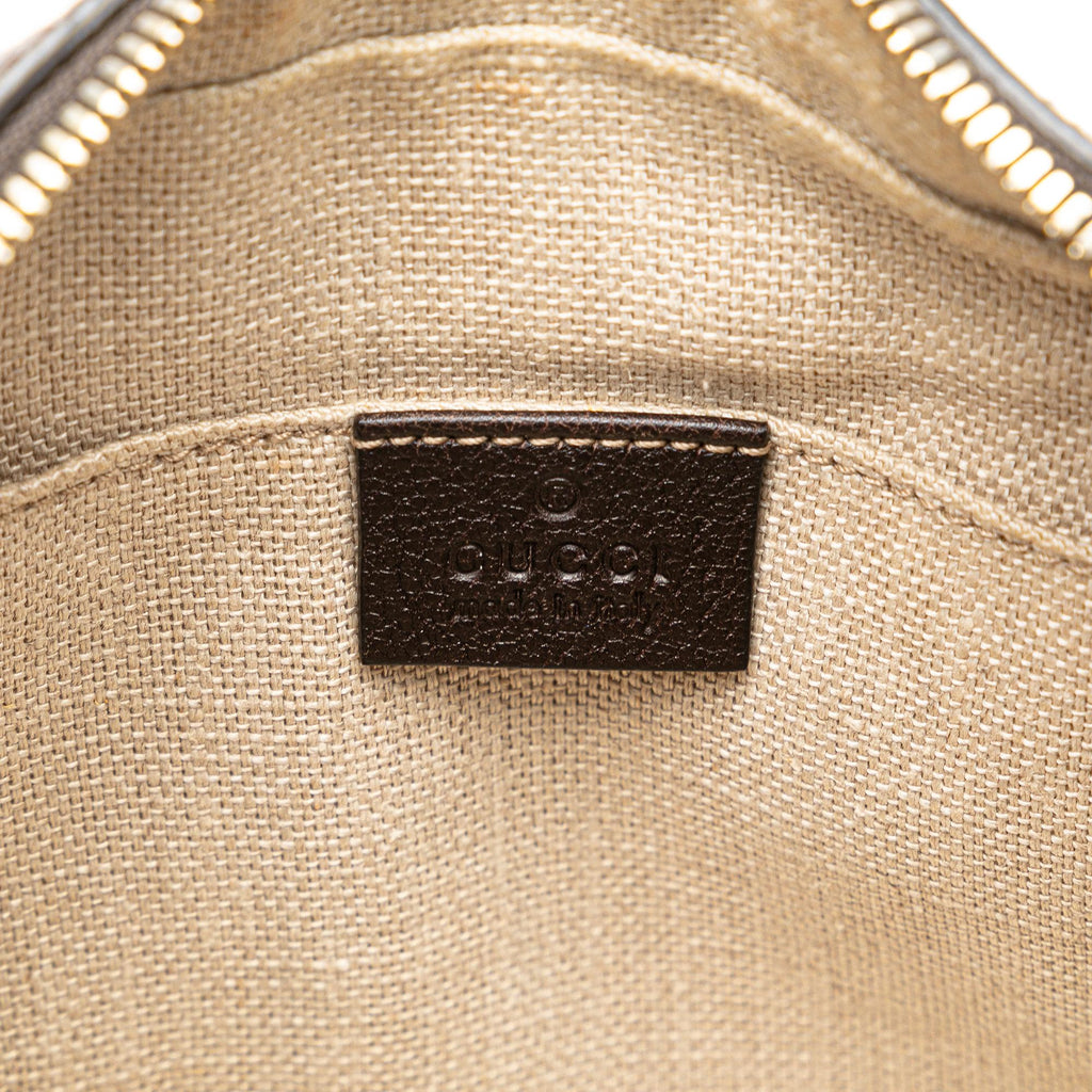 Gucci GG Canvas Webby Bee Crossbody (SHG-5e2Nmh)