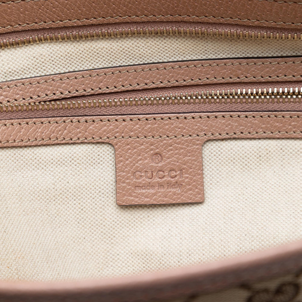 Gucci GG Canvas and Leather Bree Tote