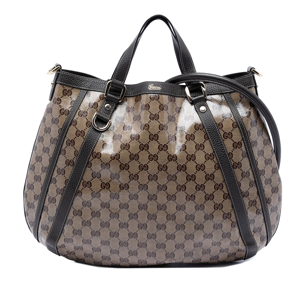 Gucci GG Crystal Abbey D Ring Convertible Tote