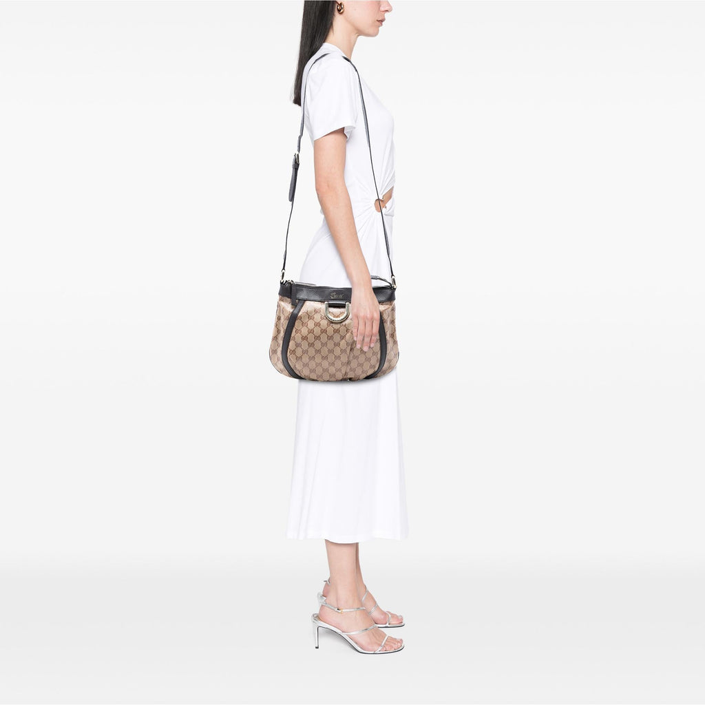 Gucci GG Crystal Abbey D Ring Crossbody