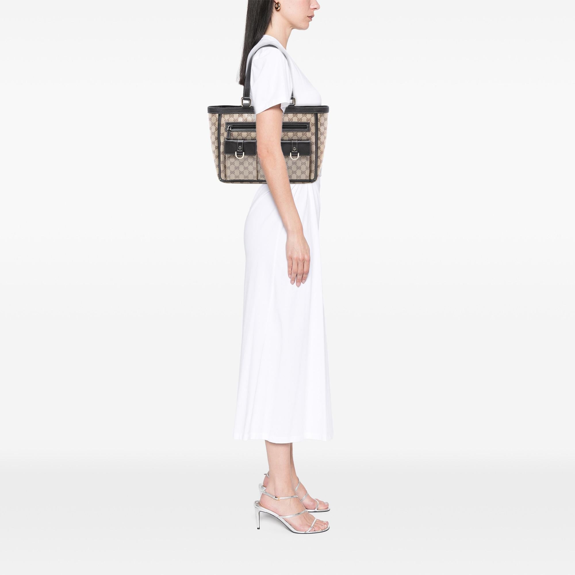 Gucci GG Crystal Abbey D Ring Tote