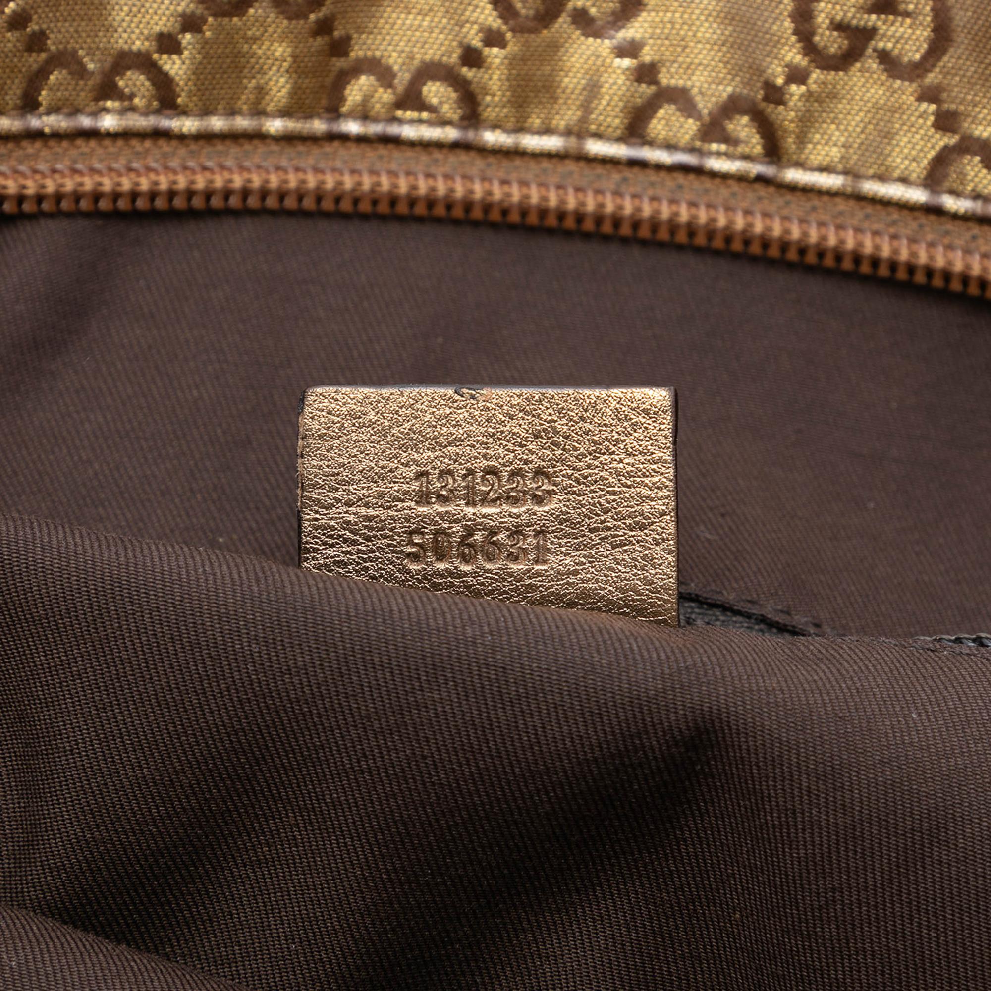 Gucci GG Crystal Vertical Web Tote