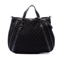 Gucci GG Denim Abbey D Ring Satchel