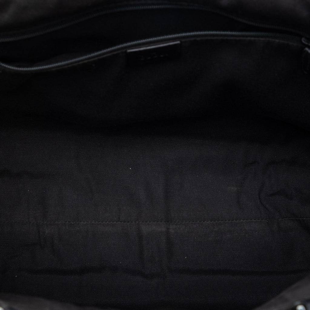 Gucci GG Denim Abbey D Ring Tote