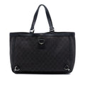 Gucci GG Denim Abbey D Ring Tote