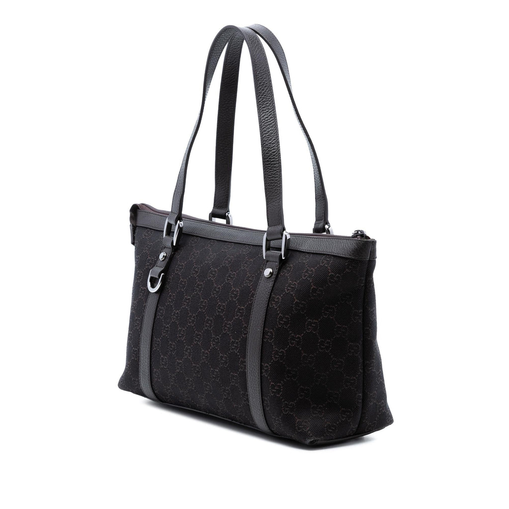 Gucci GG Denim Abbey D Ring Tote