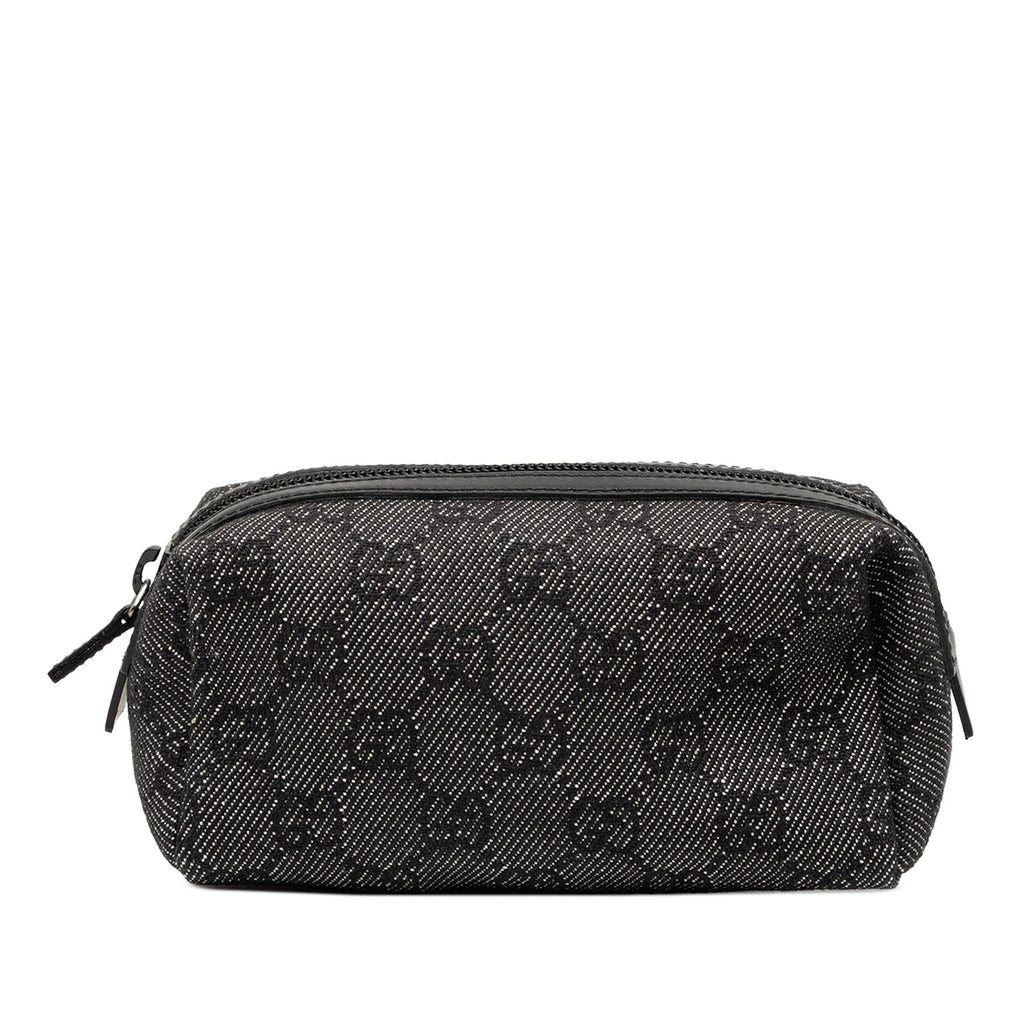 Gucci GG Denim Cosmetic Pouch