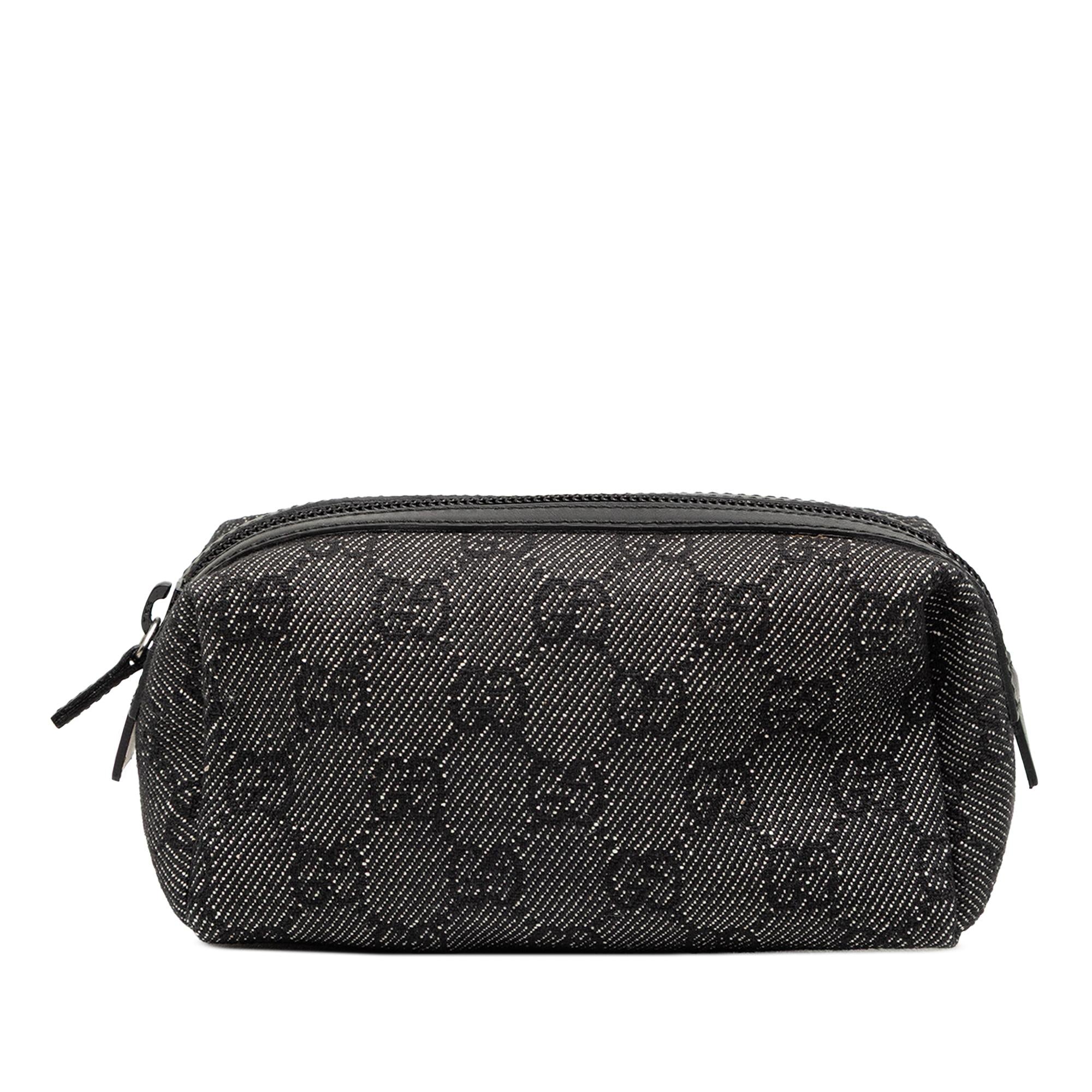 Gucci GG Denim Cosmetic Pouch
