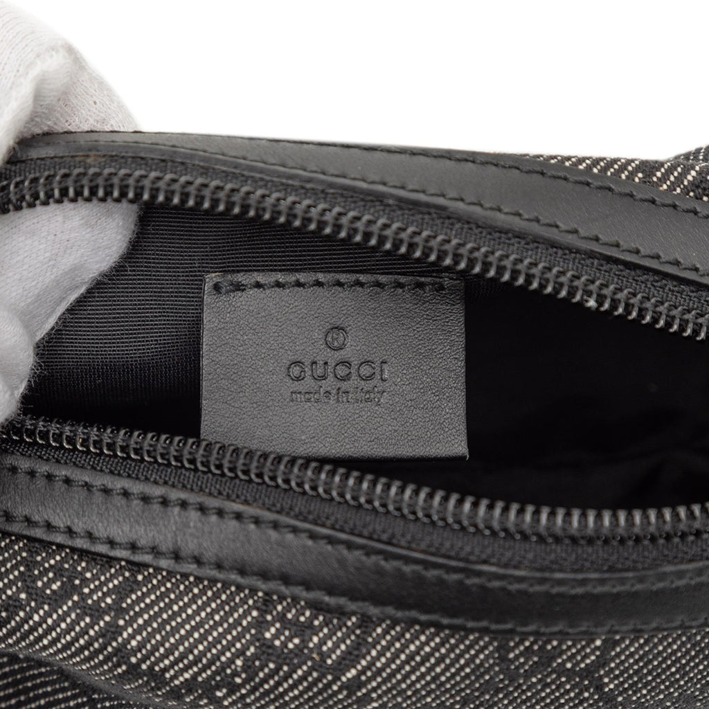 Gucci GG Denim Cosmetic Pouch