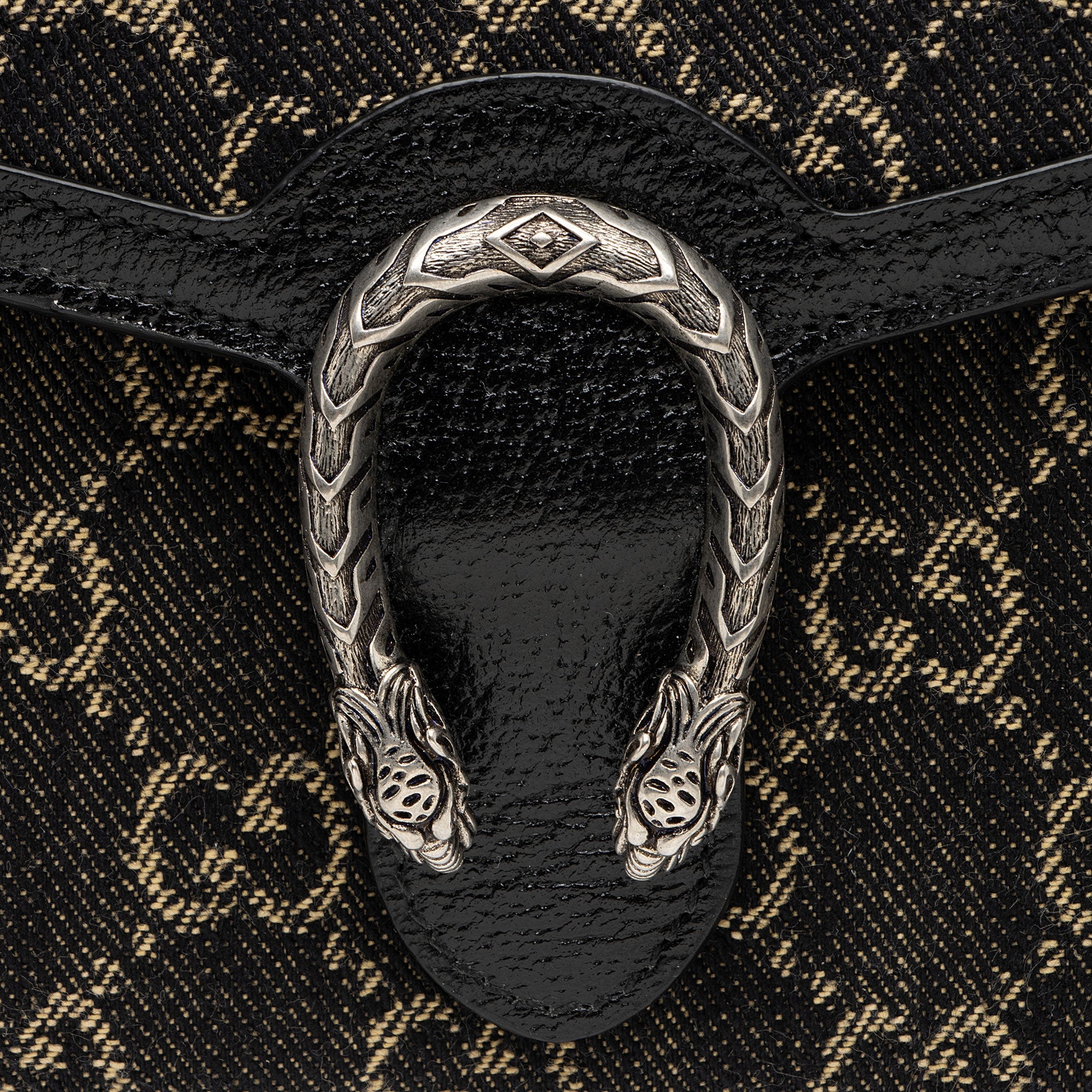 Gucci GG Denim Dionysus Chain Wallet (SHF-Y4jnLT)