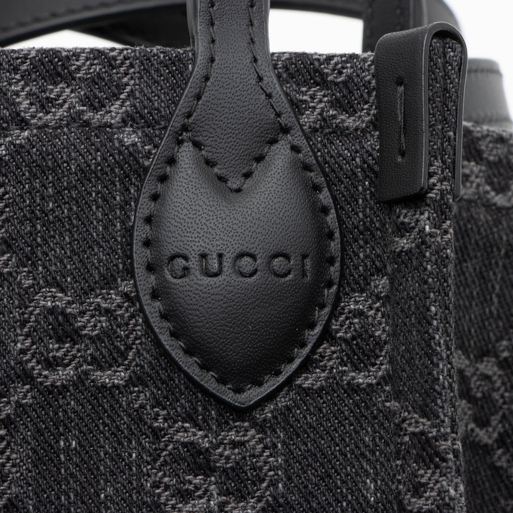 Gucci GG Denim Ophidia Mini Tote