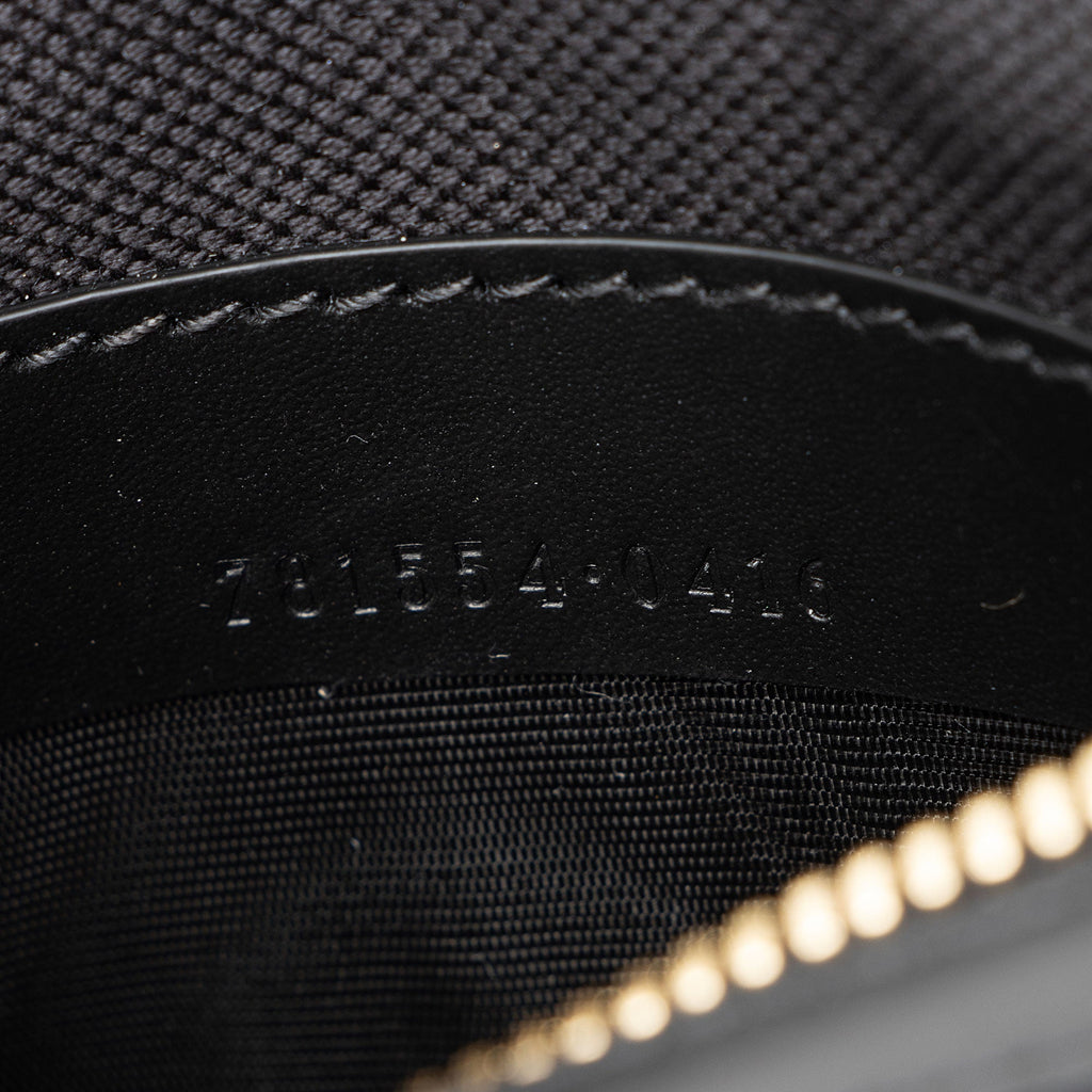 Gucci GG Debossed Leather Mini Shoulder Bag