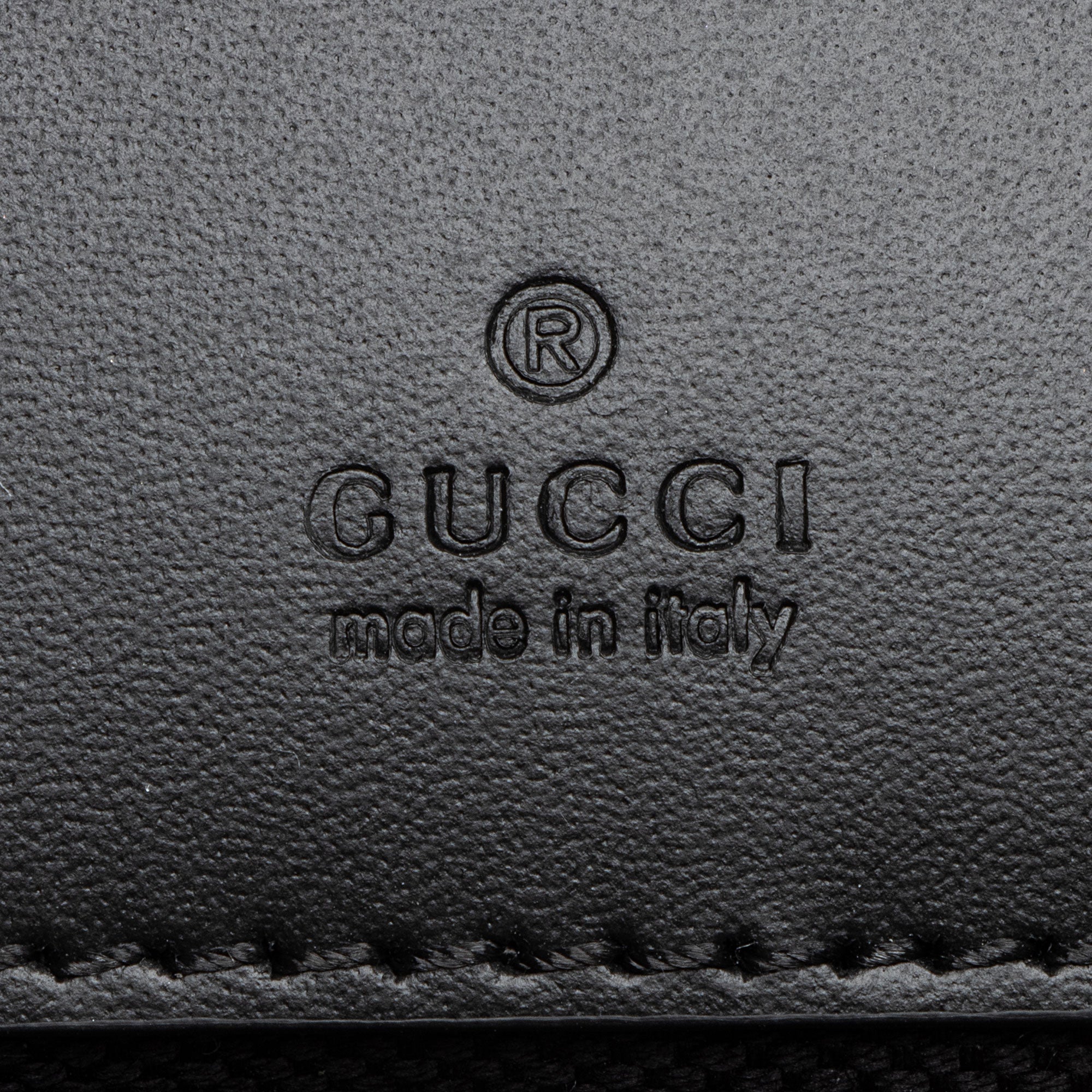 Gucci GG Debossed Leather Mini Shoulder Bag