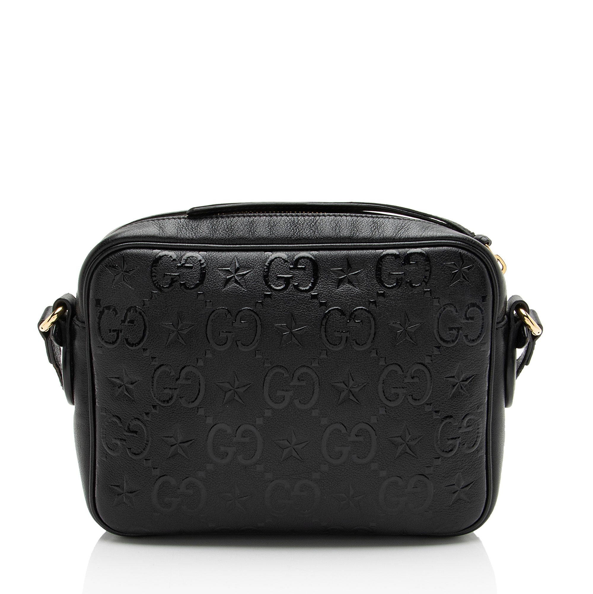 Gucci GG Leather Star Shoulder Bag