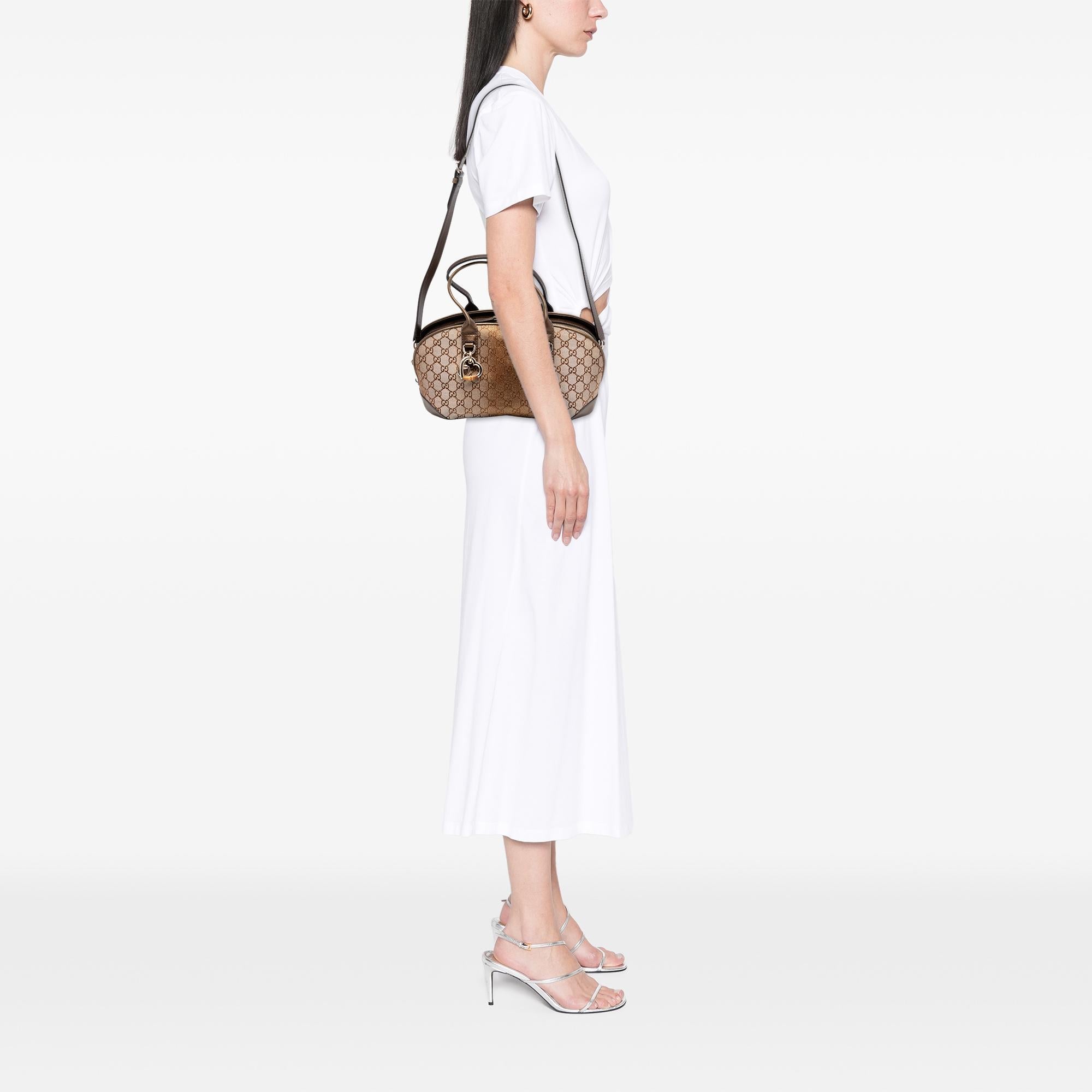 Gucci GG Lurex Heart Bit Satchel