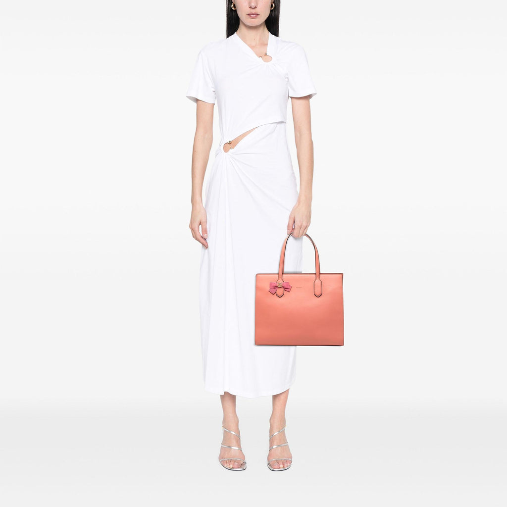 Gucci GG Marmont Calfskin Ribbon Tote