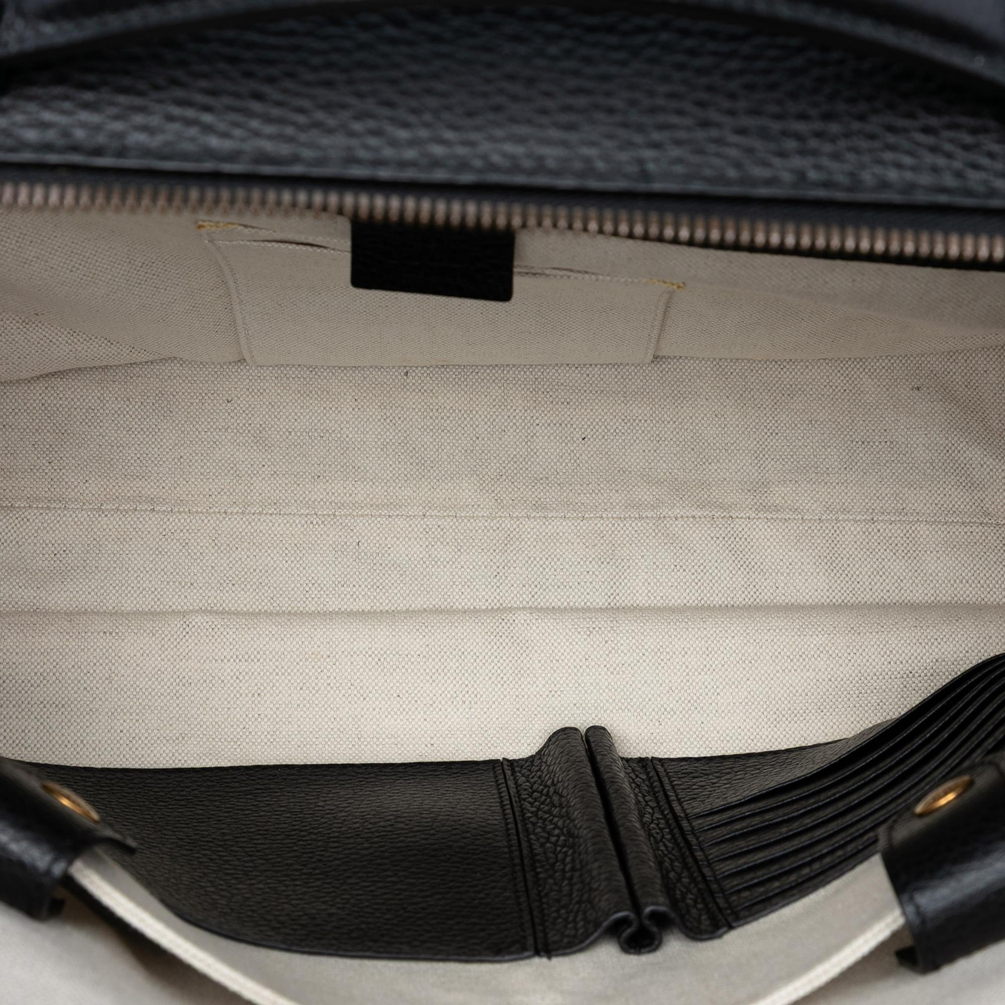 Gucci GG Marmont Leather Briefcase