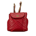 Gucci GG Marmont Matelasse Backpack (SHG-pGGoby)