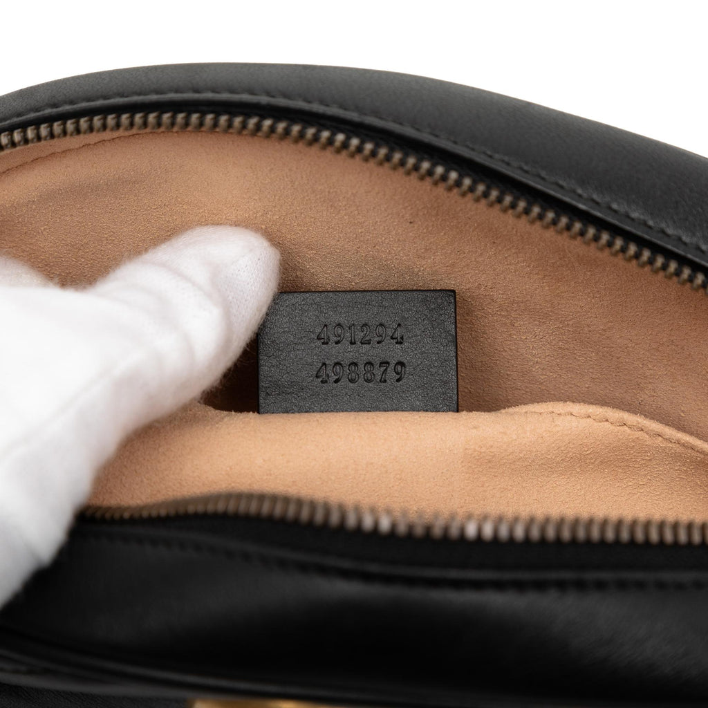 Gucci GG Marmont Matelasse Leather Belt Bag