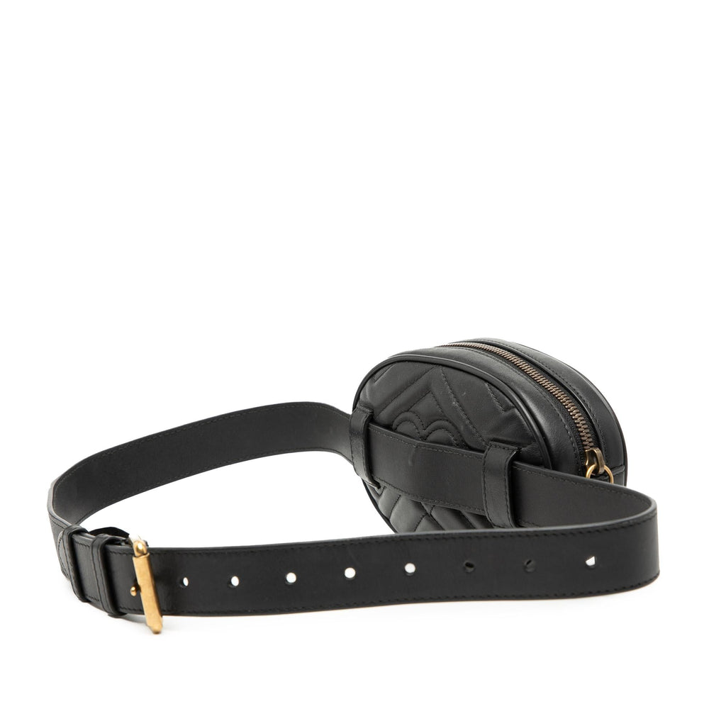 Gucci GG Marmont Matelasse Leather Belt Bag