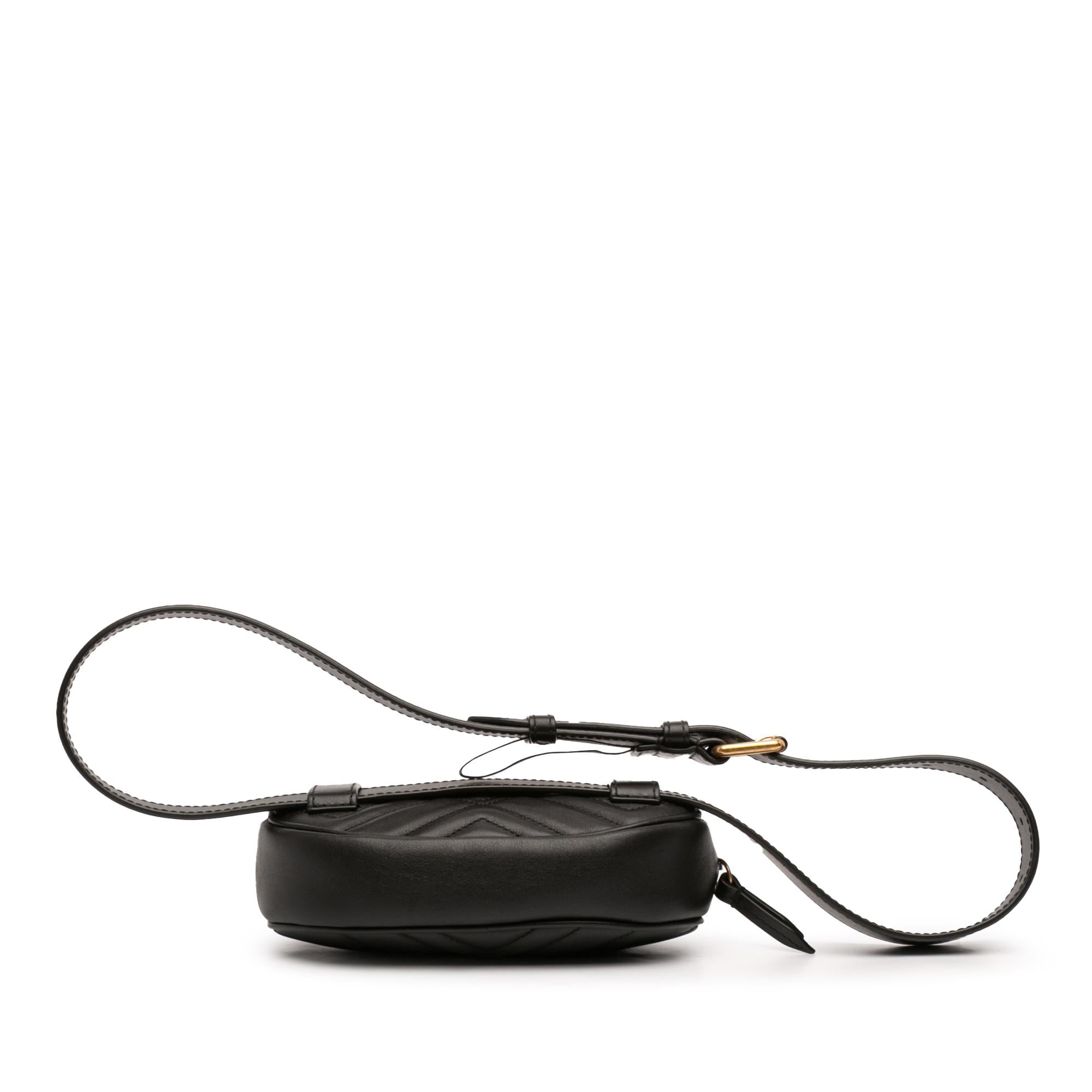 Gucci GG Marmont Matelasse Leather Belt Bag