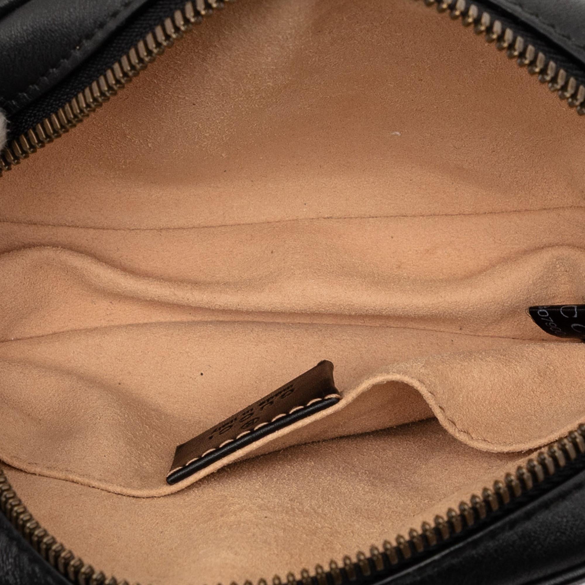 Gucci GG Marmont Matelasse Leather Belt Bag