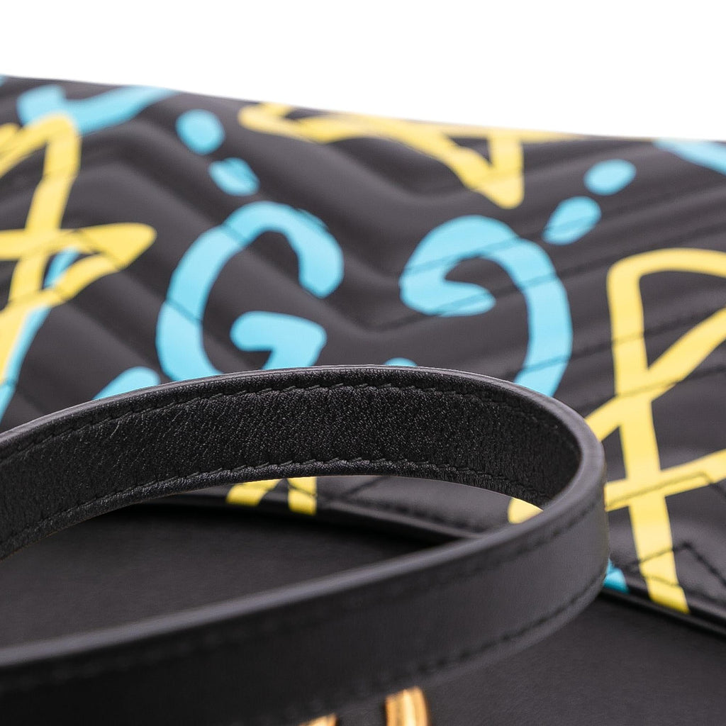 Gucci GG Marmont Matelasse Leather Gucci Ghost Crossbody