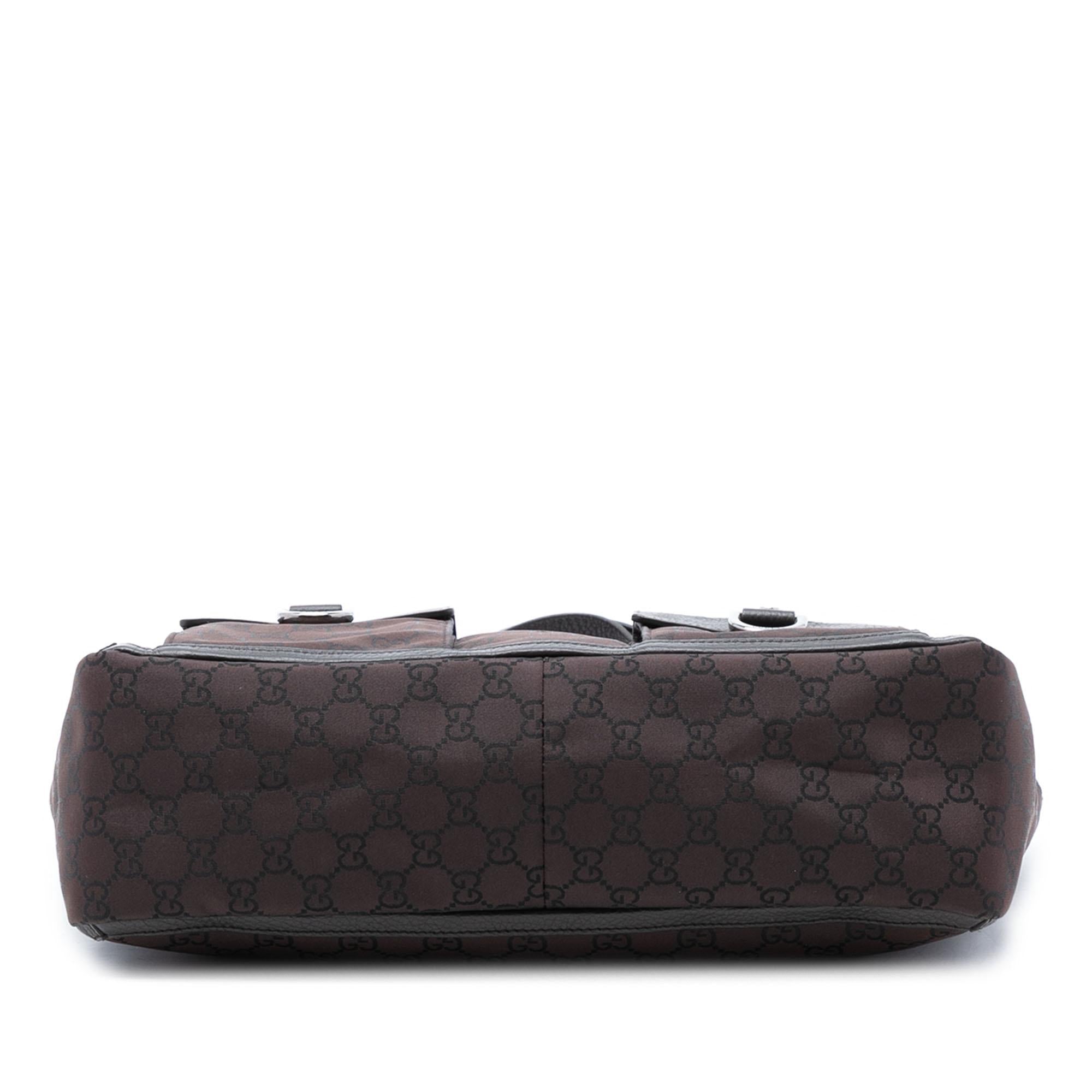 Gucci GG Nylon Abbey D Ring Pocket Tote