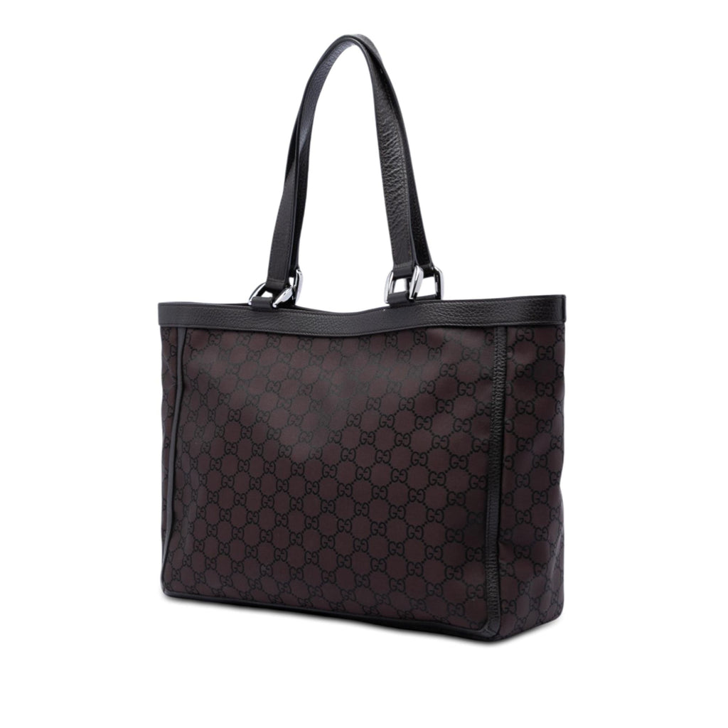 Gucci GG Nylon Abbey D Ring Pocket Tote
