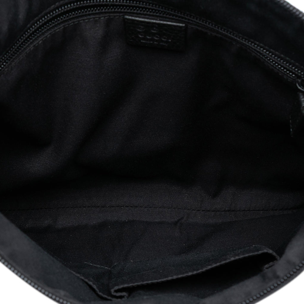 Gucci GG Nylon Flat Messenger Bag