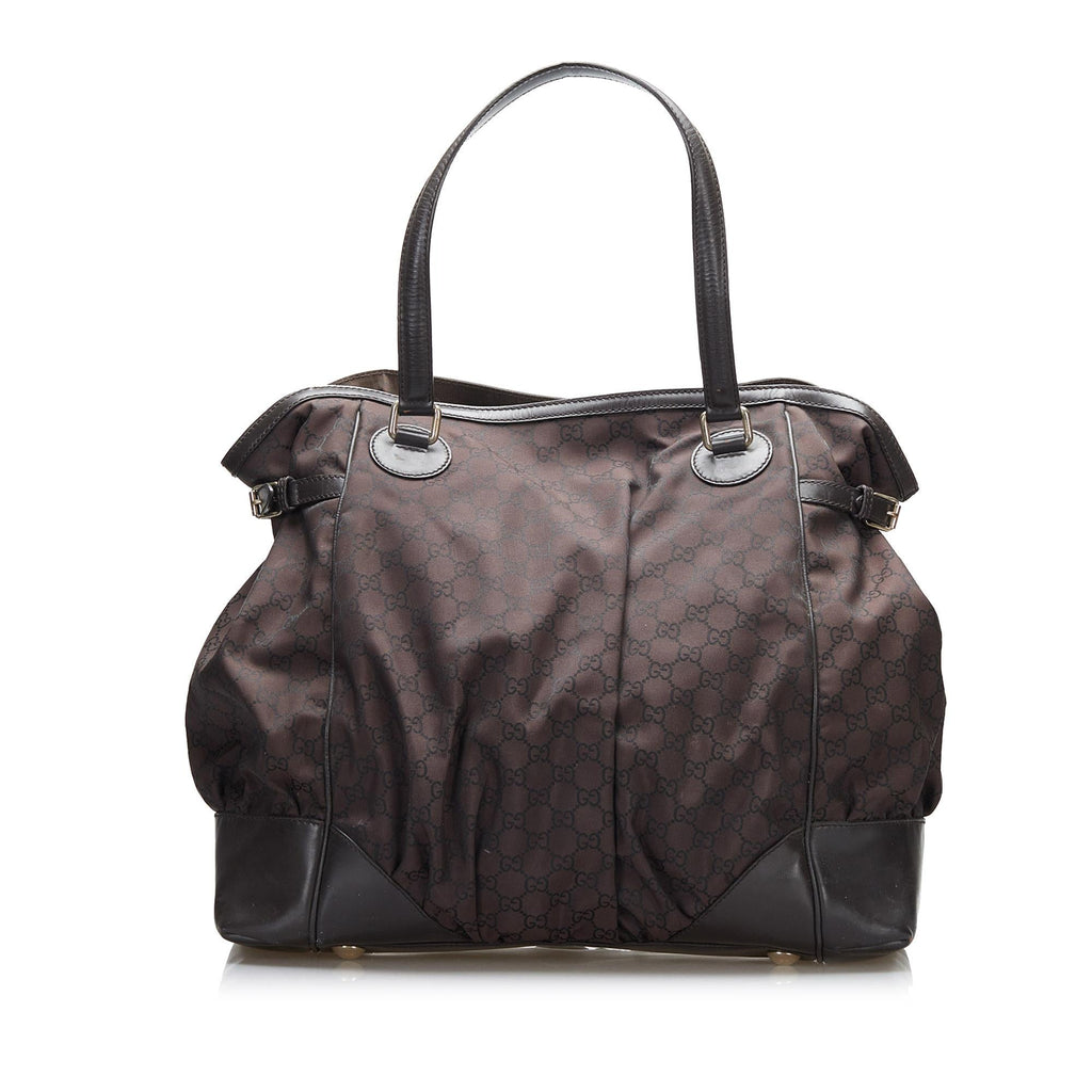 Gucci GG Nylon Full Moon Tote (SHG-uPx8Bm)